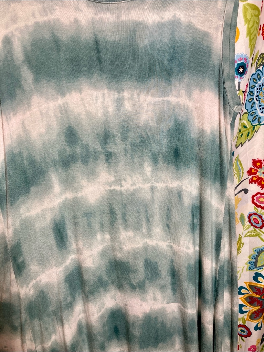 Style & Co. Blue and White Tie-Dye Mini Dress - Picture 4 of 9